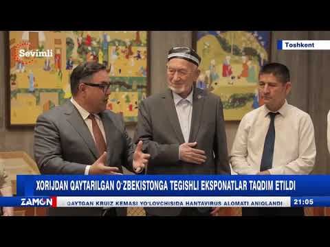 Noyob artefaktlar yurtimizga qaytarildi