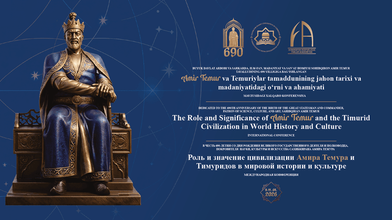 A scientific conference dedicated to Amir Temur will be held