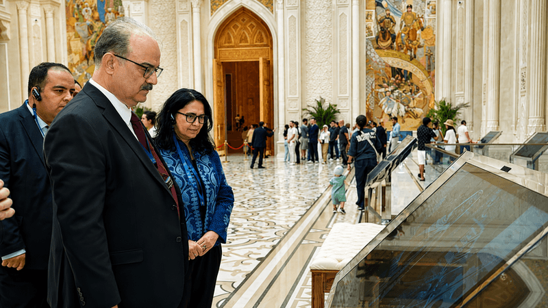 The President of Turkish Cooperation and Coordination Agency (TİKA), one of Turkey’s most prestigious organizations, visited the Center
