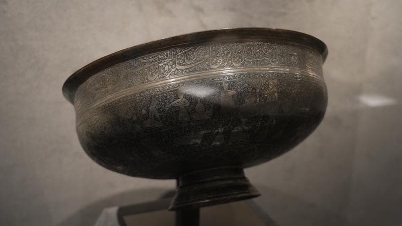 A rare artifact preserving the palace secrets of the Baburid era is on display in the exhibition