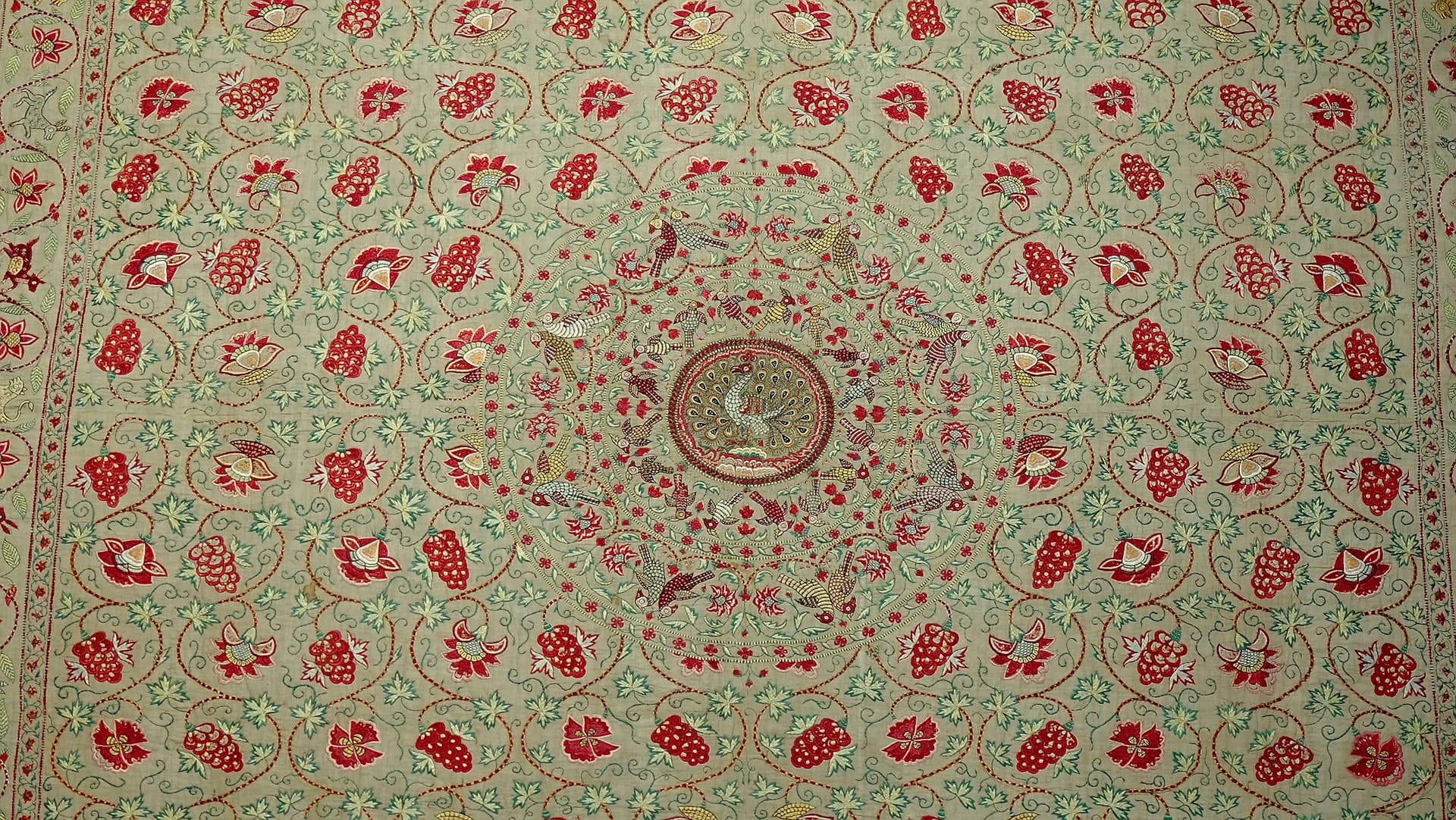 History transferred onto silk — a panel reviving the spirit of the Baburids