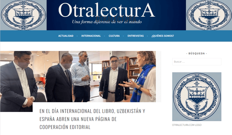 Otralectura: “On international book day, Uzbekistan and Spain are opening a new chapter of cooperation in the publishing sector”