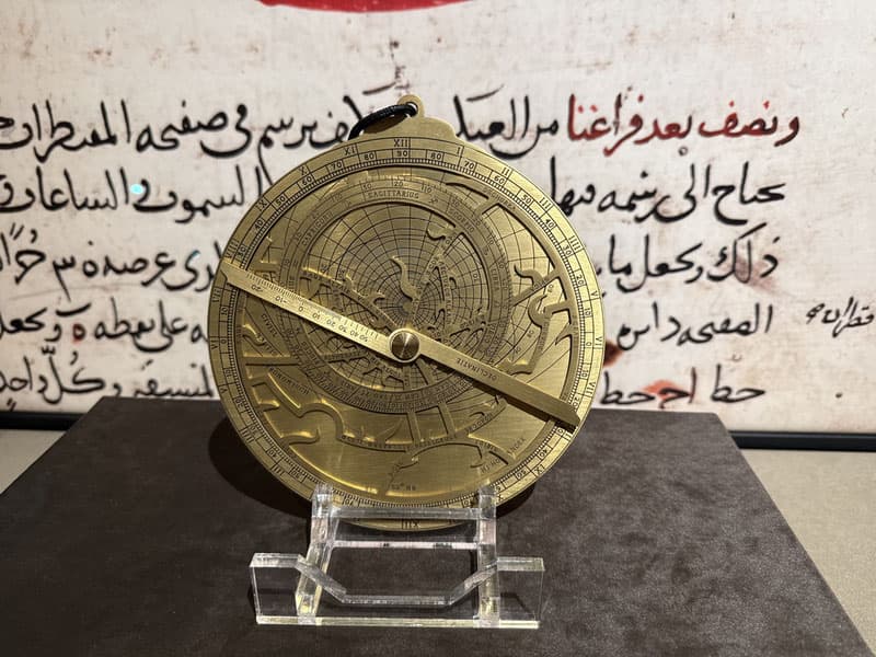 The Fergani astrolabe, which laid the foundation of the European scientific revolution, is on display at the mega project exhibition in Uzbekistan!