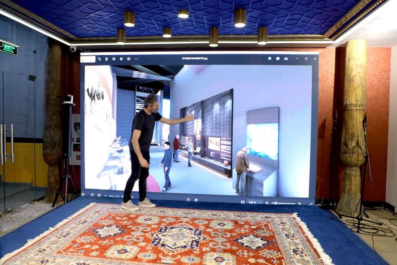 The "Wall of Time" will reflect achievements and discoveries