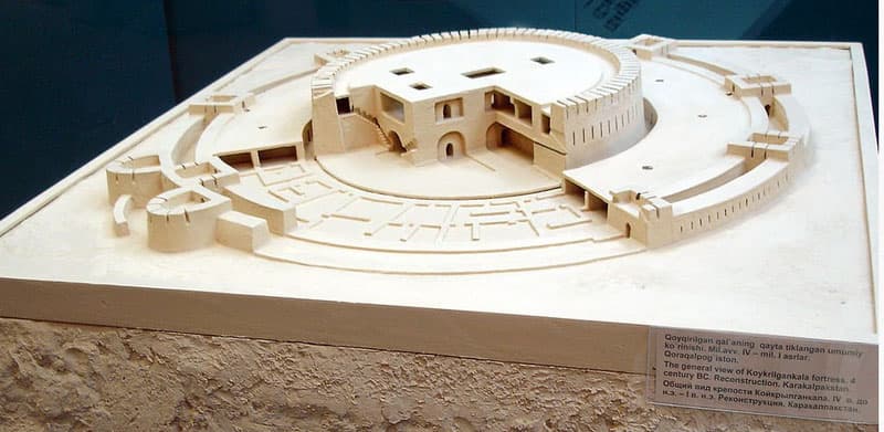 A model of the Qoyqirilgan Fortress will be featured in the exhibition of the Center of Islamic Civilization