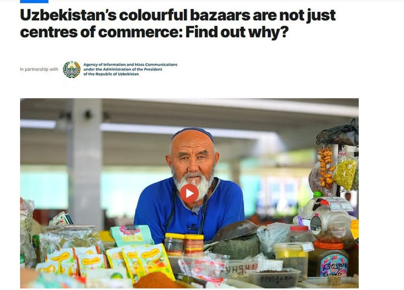 Uzbekistan’s famous bazaars through the eyes of Euronews