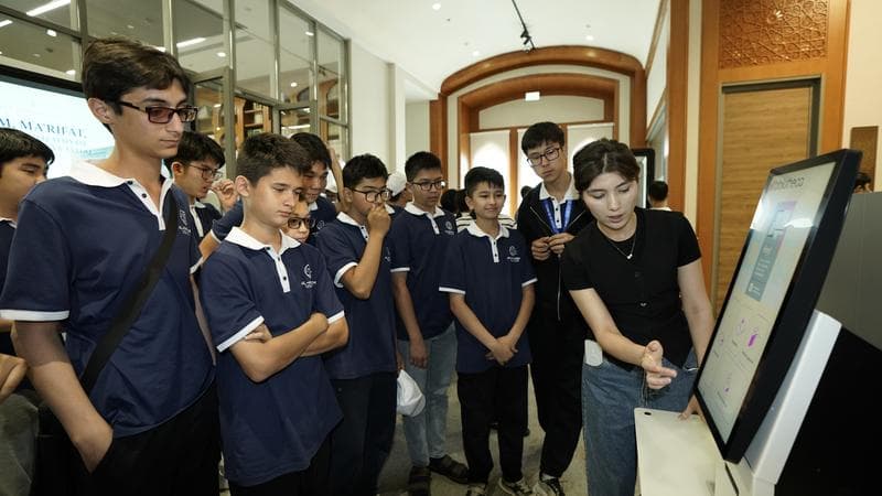 An exhibition titled “Enlightenment against ignorance” was organized at the unique library in our country