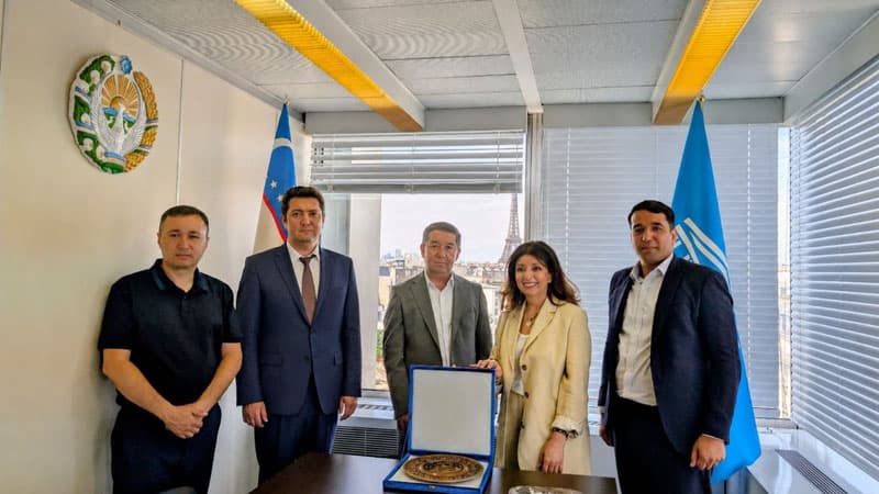 Uzbekistan’s delegation visited UNESCO