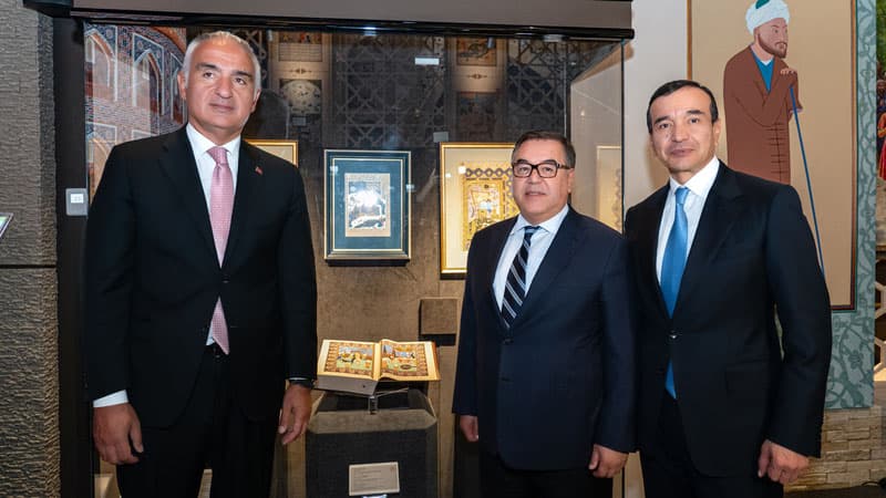 Türkiye’s Minister of Culture and Tourism visits the Islamic Civilization Center in Uzbekistan
