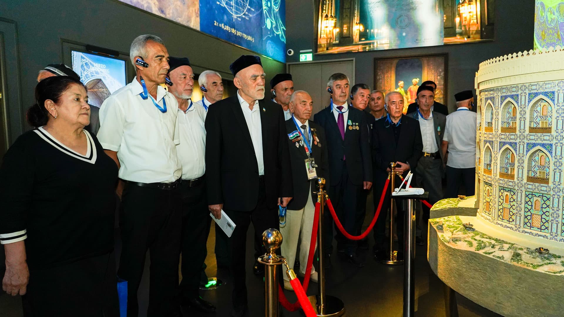 A meeting of elders and youth — an expression of spiritual continuity between generations