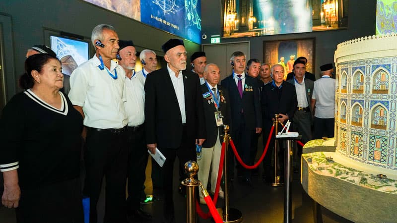 A meeting of elders and youth — an expression of spiritual continuity between generations