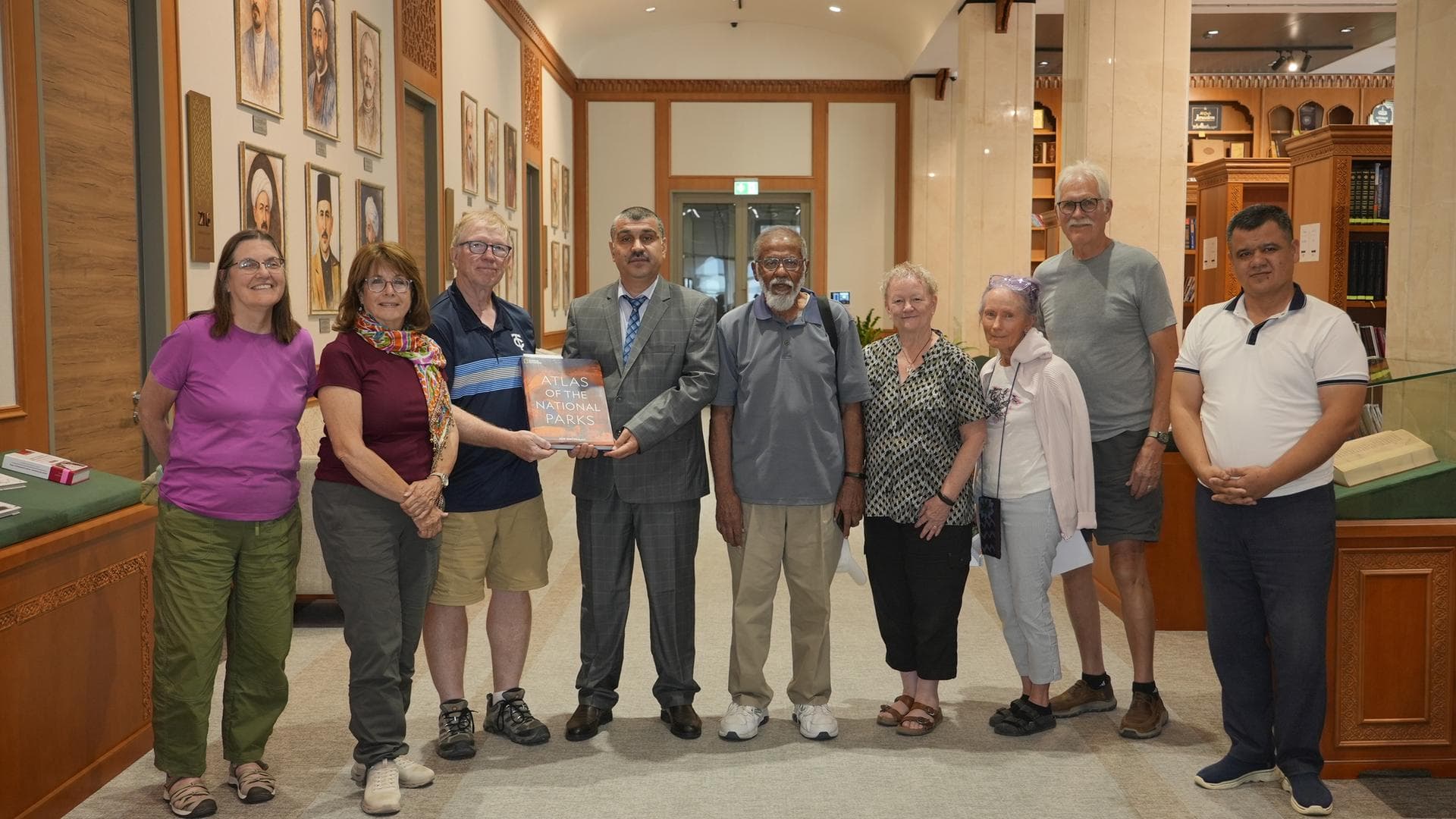 The legacy of Khwarizmi, Farghani, Farabi, Biruni, and Ibn Sina amazed American tourists