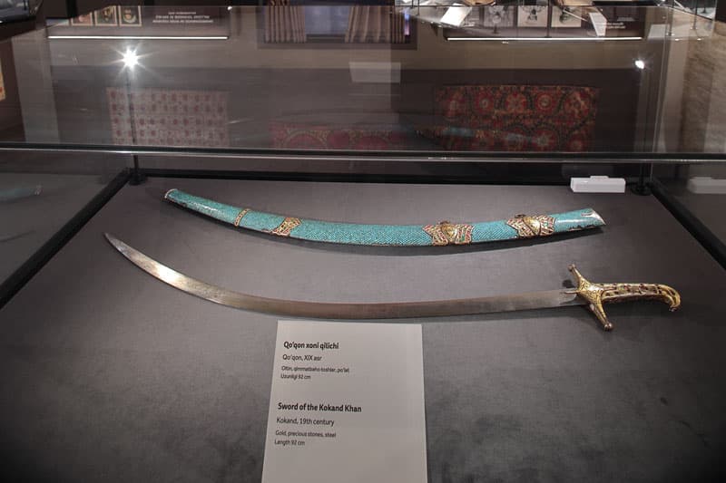 The sword of the Kokand Khan returned from London: a masterpiece of Uzbek military craftsmanship on display in the exhibition