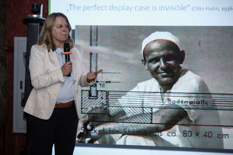 Special display cases will be manufactured by a reputable international company