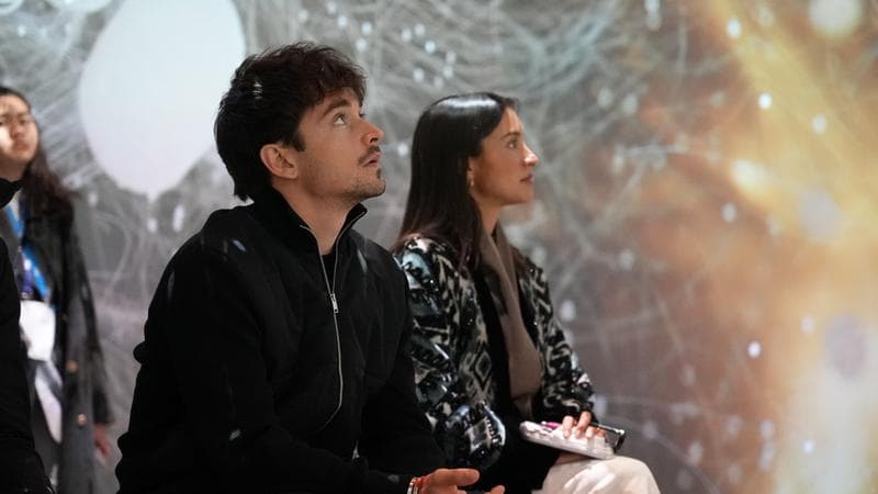 “Formula 1” star Charles Leclerc was amazed by the Islamic Civilization Museum in Uzbekistan