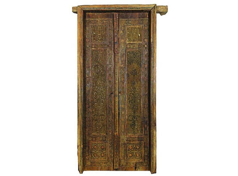 A carved replica of the door of Amir Temur’s mausoleum in the exposition of the Center of Islamic Civilization