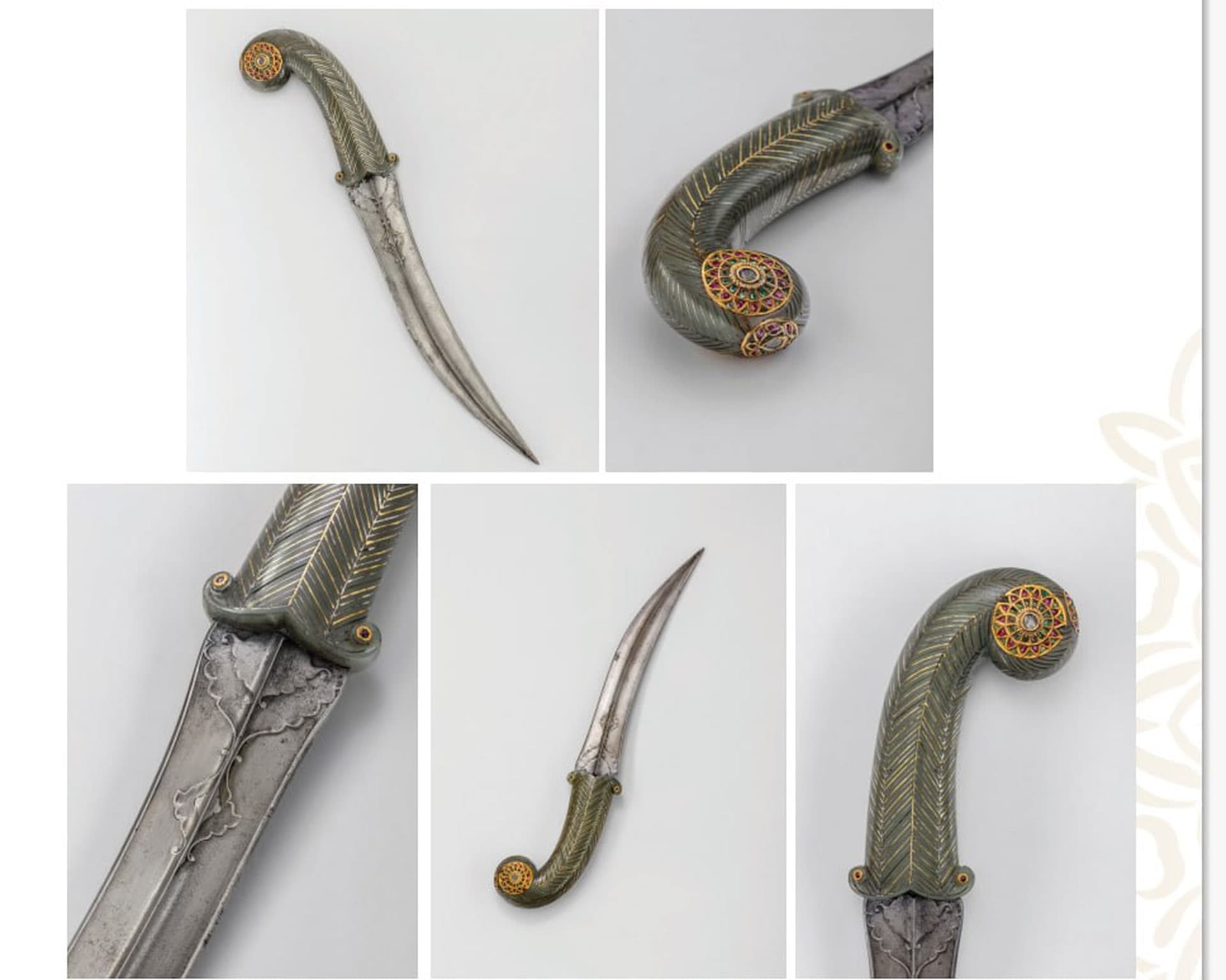 You will see with your own eyes a unique 300-year-old dagger from the Baburid era