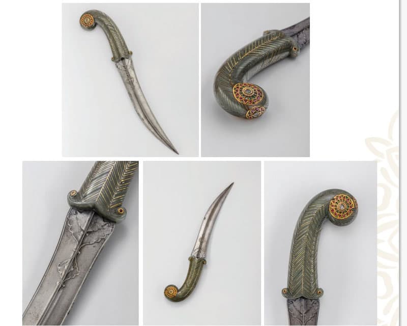 You will see with your own eyes a unique 300-year-old dagger from the Baburid era