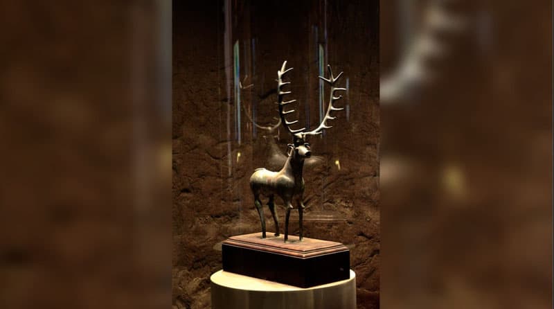 The ancient symbol of Turan returns from Britain: a unique deer sculpture on display